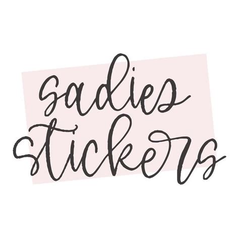 Foiled Stickers, Planner Kits, Weekly Kits, Monthly Kits, & more We offer high quality foil stickers to decorate your planner. . Sadies stickers